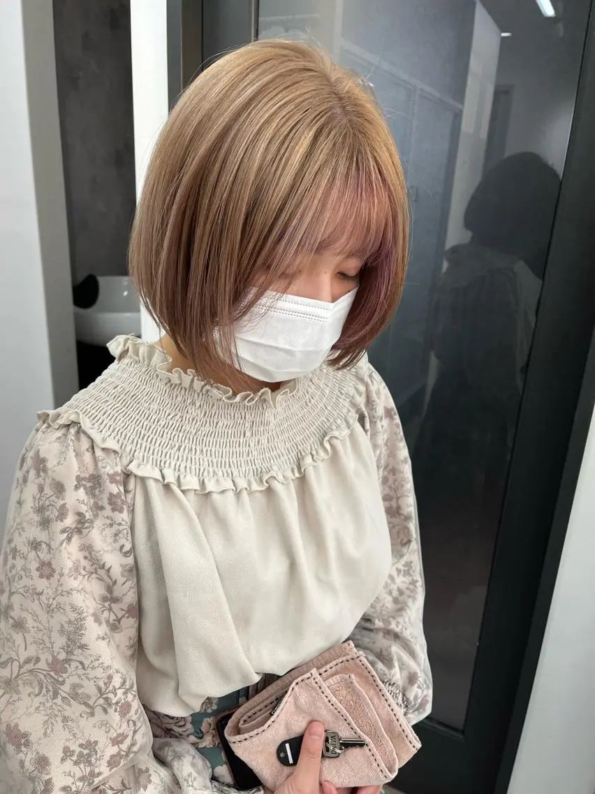 ショート カラー 🫧umu.🫧韓国 /レイヤーカットのヘアスタイル