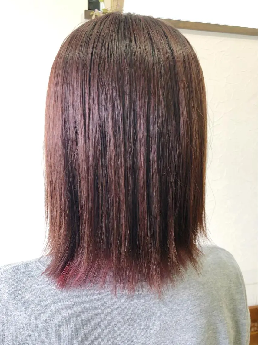 ミディアム カラー インナーカラー Rise Heart 中村 裕介のヘアスタイル