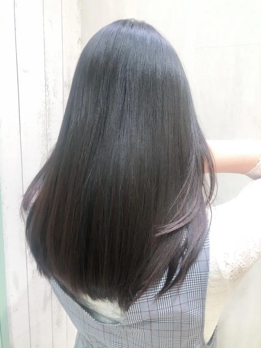 ミディアム パーマ 髪質改善 縮毛矯正 トリートメント カット ヘアカラー 内藤 宏紀 tidasmileのヘアスタイル