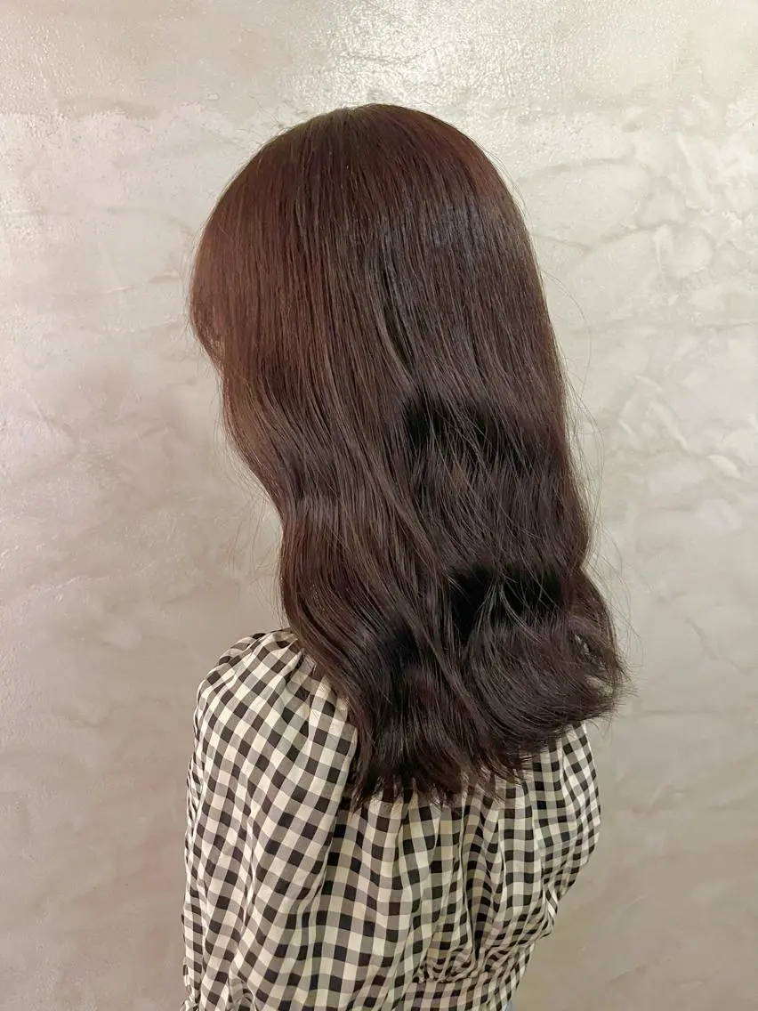 セミロング カラー 透明感カラー/ ブリーチ無し/RYOのヘアスタイル
