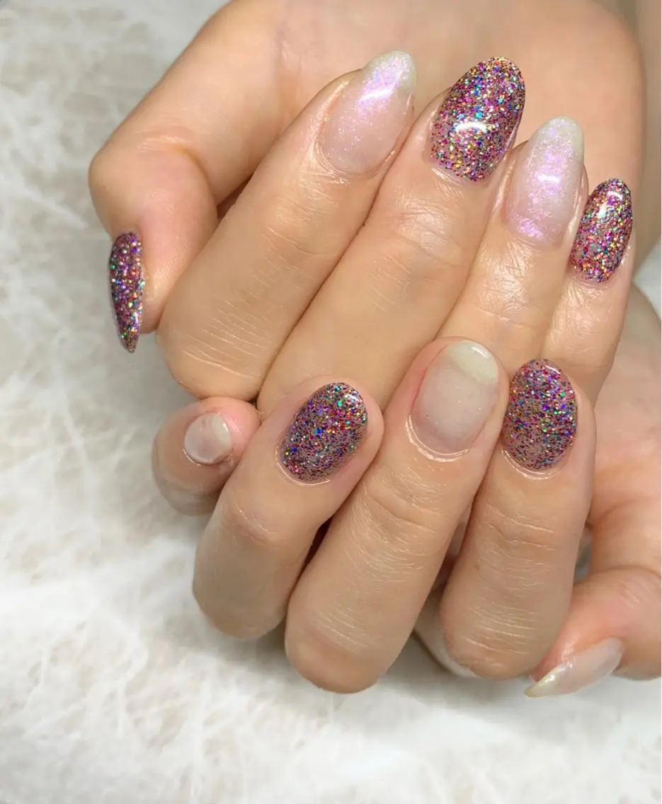 ネイル 長さ出し シンプルネイル 松田 祥子のネイルデザイン