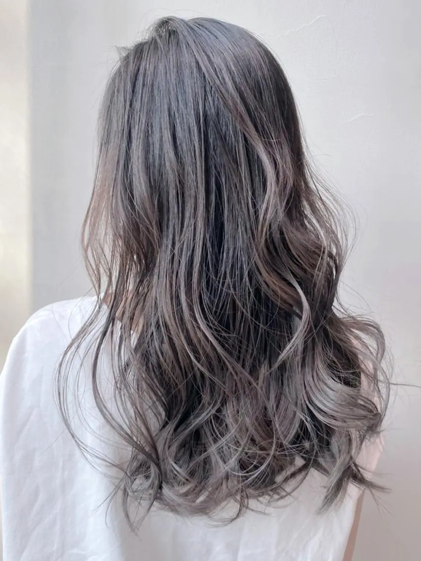 セミロング カラー パーマ ヘアアレンジ グレージュ カット ヘアカラー トリートメント ITbyALBUM 中野店のヘアスタイル