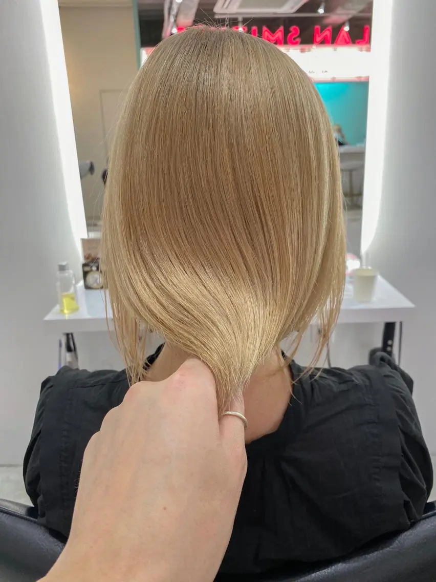 ミディアム カット ヘアカラー トリートメント 海外デザイン🇺🇸 石渡諒太のヘアスタイル