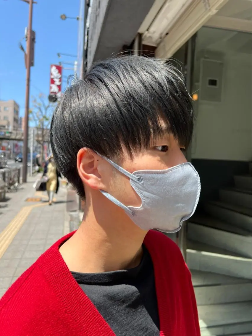 カラー メンズ あだち 寺田町のヘアスタイル