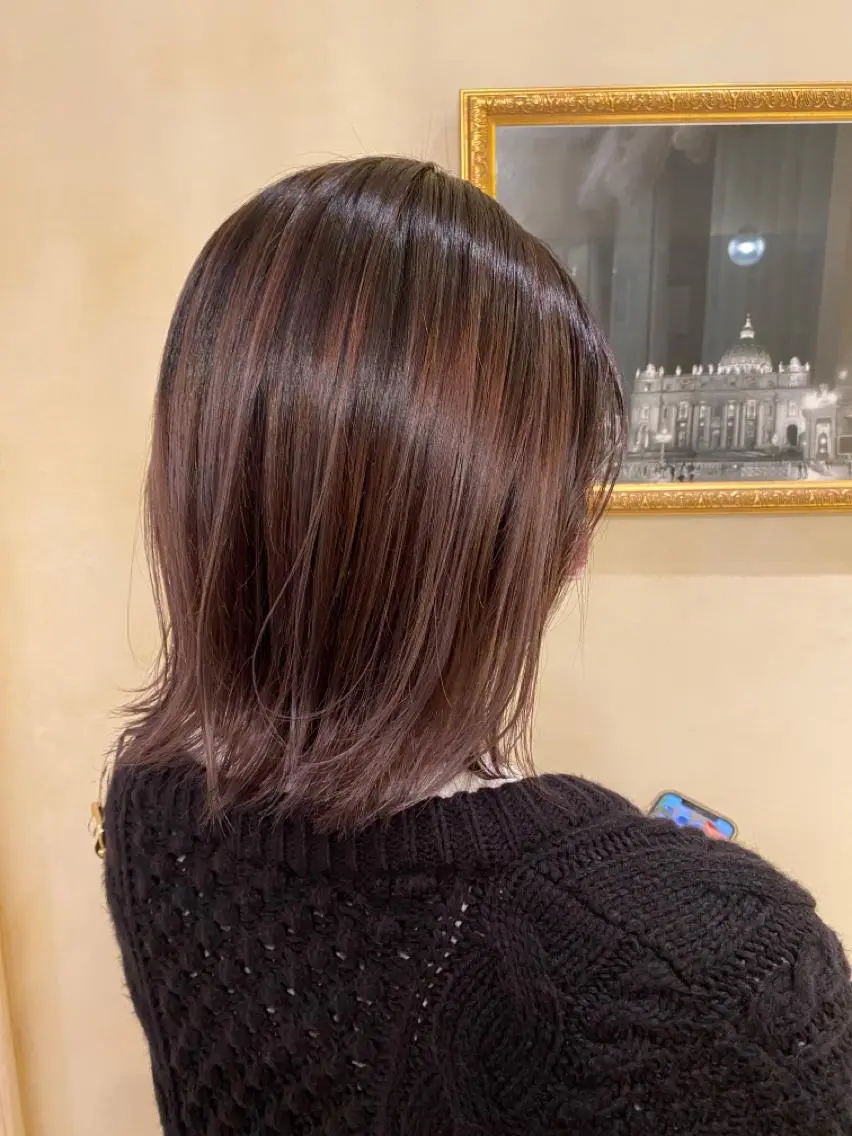 ショート カラー バレイヤージュ レイヤーカット 【髪質改善】加藤 崇徳のヘアスタイル