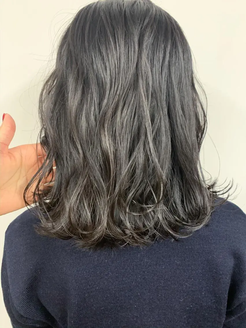ミディアム 初めてでも失敗しない 透明感カラー Miiのヘアスタイル