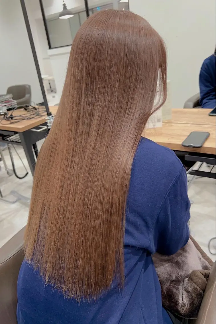 セミロング ヘアカラー エクステ 浅井 大雅のヘアスタイル
