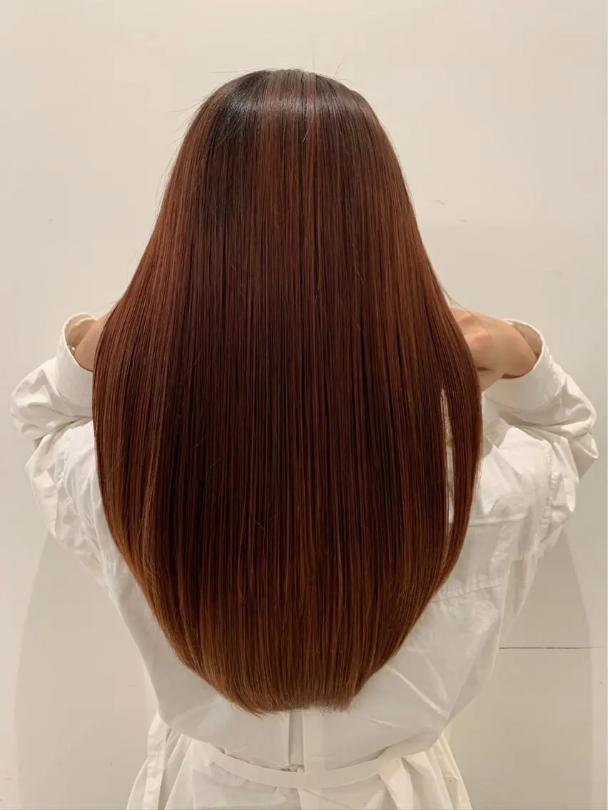 カラー 艶カラー/髪質改善 /顔まわり/内藤　輝のヘアスタイル
