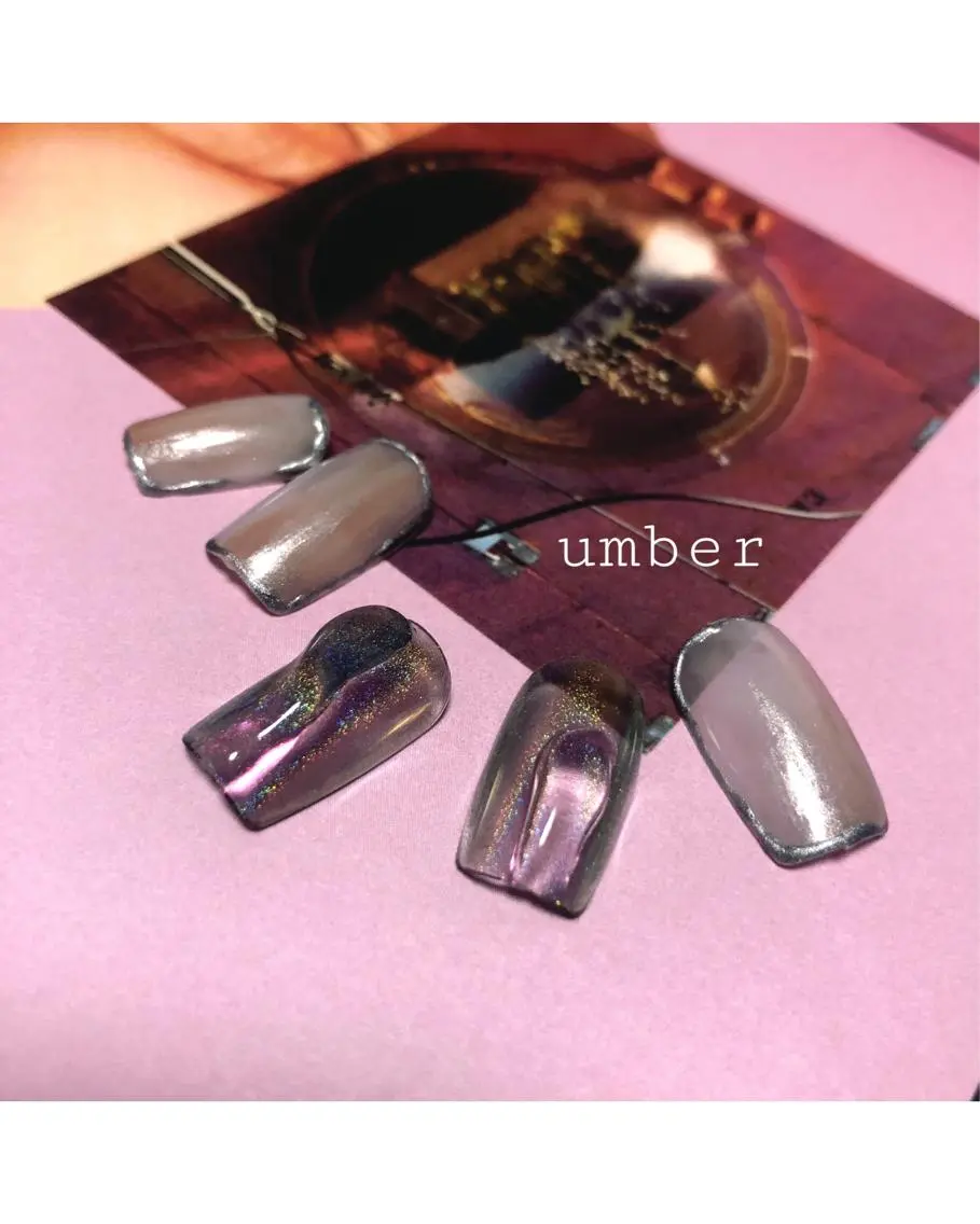 ネイル ハンドネイル umber 三茶1分のネイルデザイン