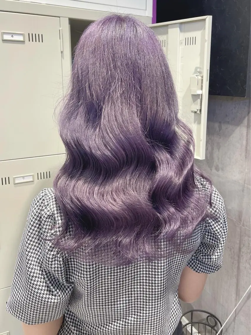 ミディアム カラー パーマ ヘアアレンジ メンズ キッズ ネイル マツエク・マツパ アイブロウ レイヤー/ダブル カラー/YURINAのヘアスタイル