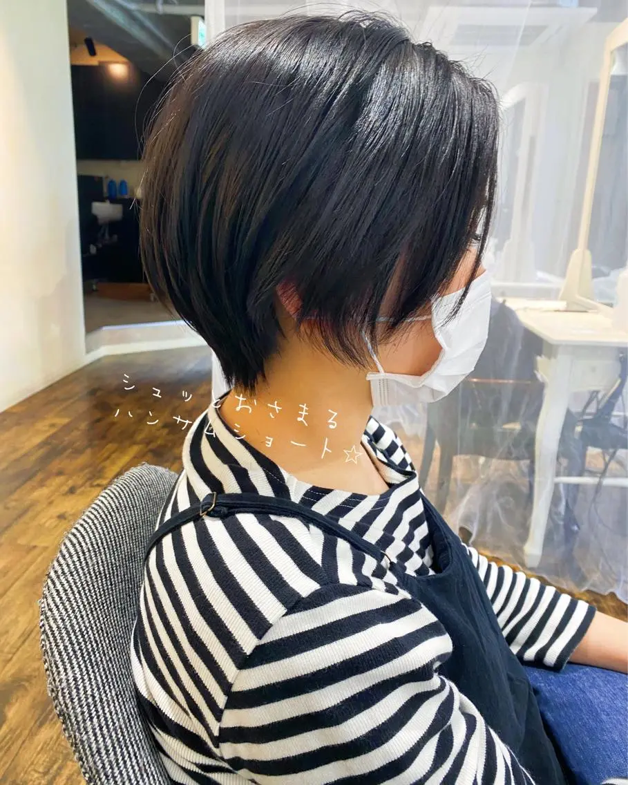 ショート カット ヘアカラー トリートメント ヒラヤマ ユウスケのヘアスタイル