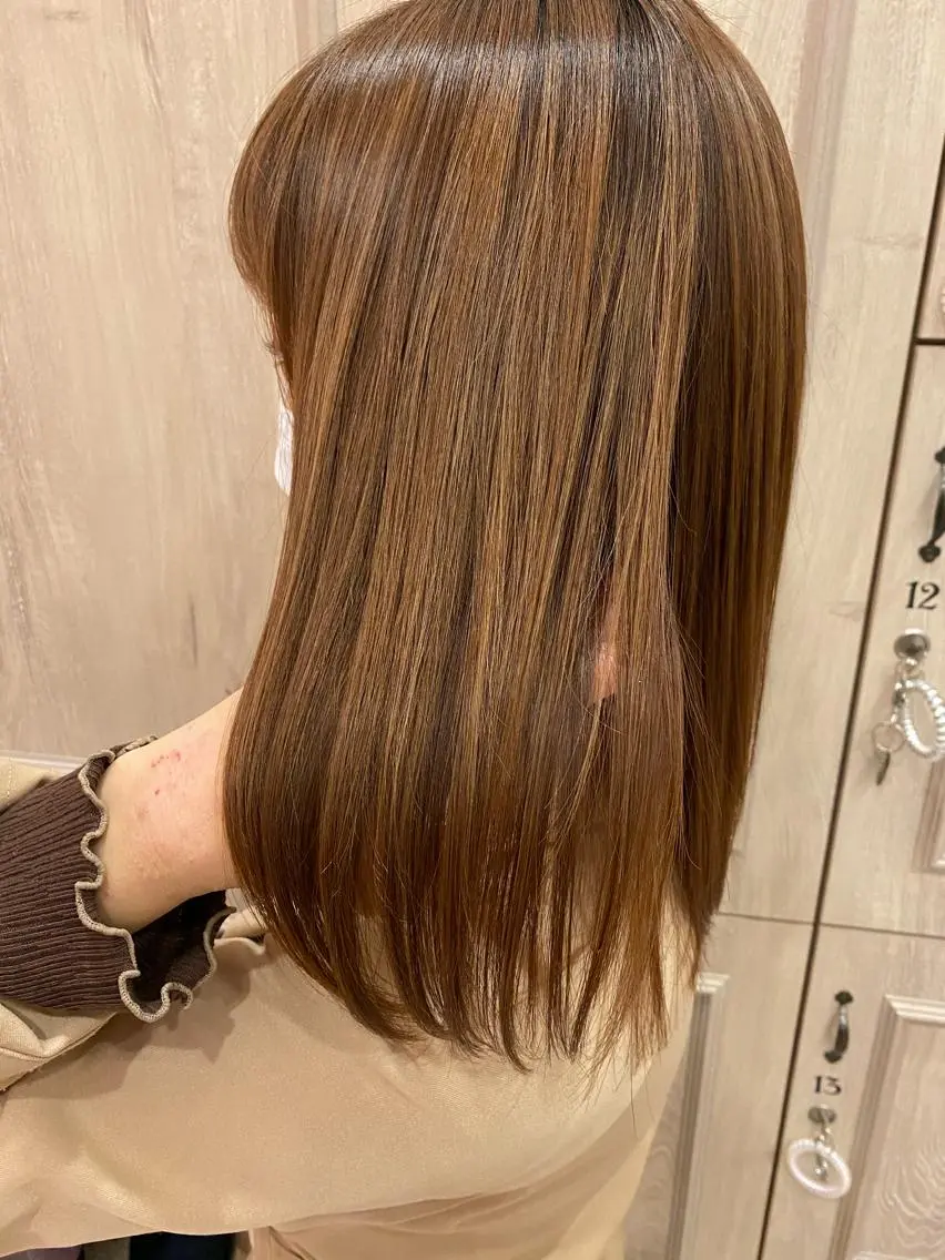 セミロング トリートメント 酸熱トリートメント LaBless梅田 🎀坂本リオのヘアスタイル