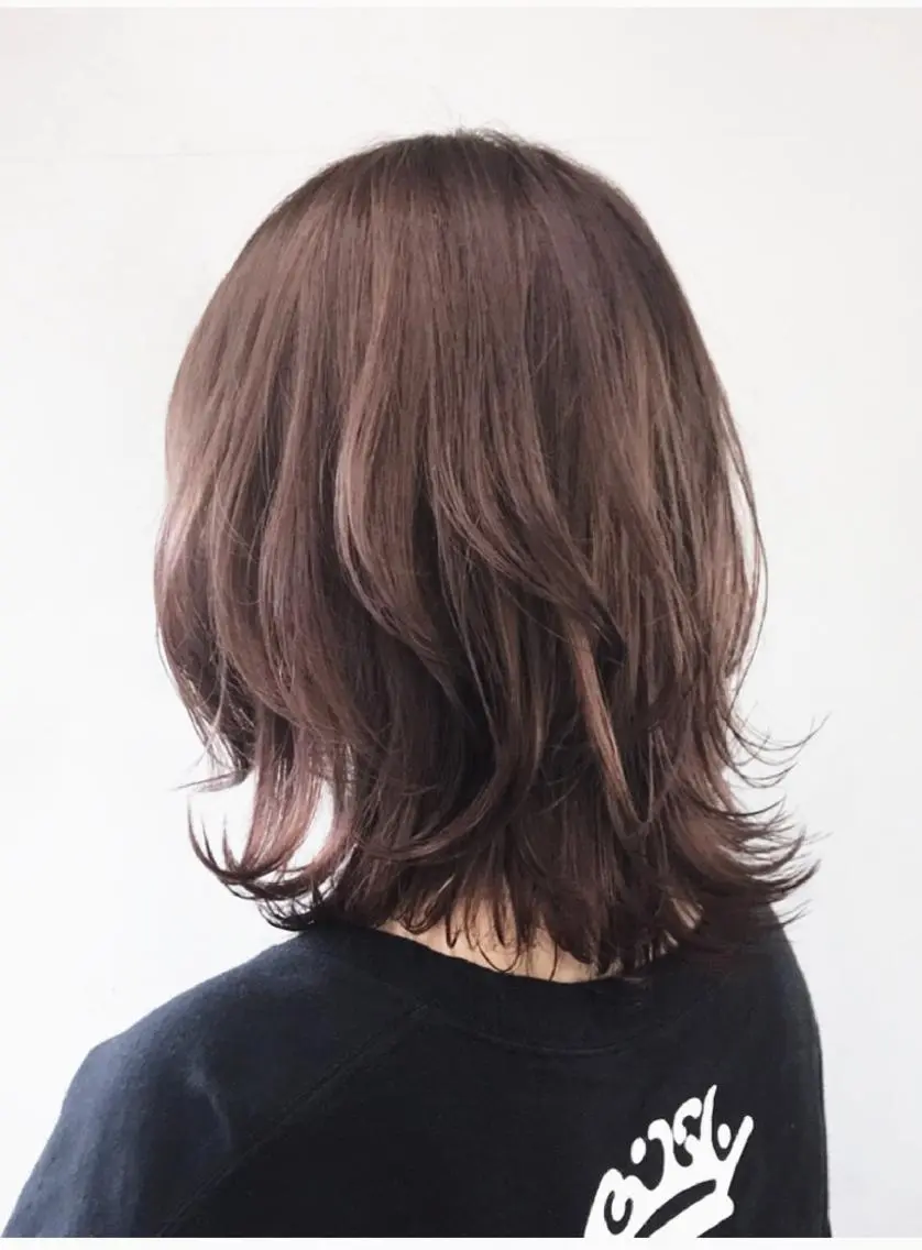 ミディアム カラー 片浦 常翔のヘアスタイル