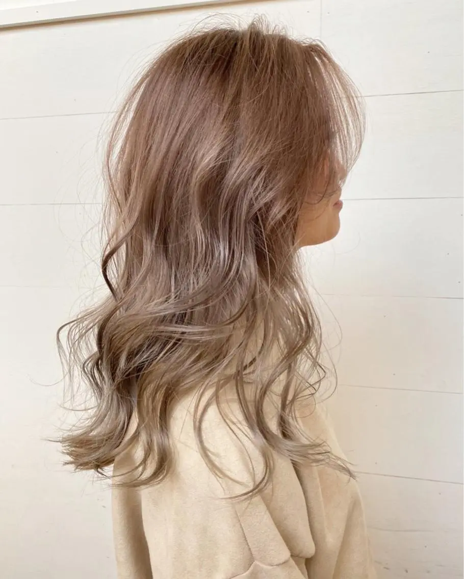 セミロング カラー ヘアアレンジ 中澤 昌美のヘアスタイル