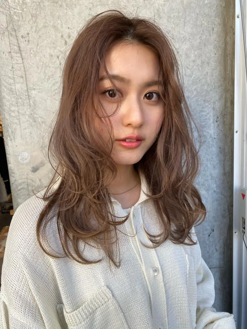 ロング カラー Pia ツボイ ケイタのヘアスタイル