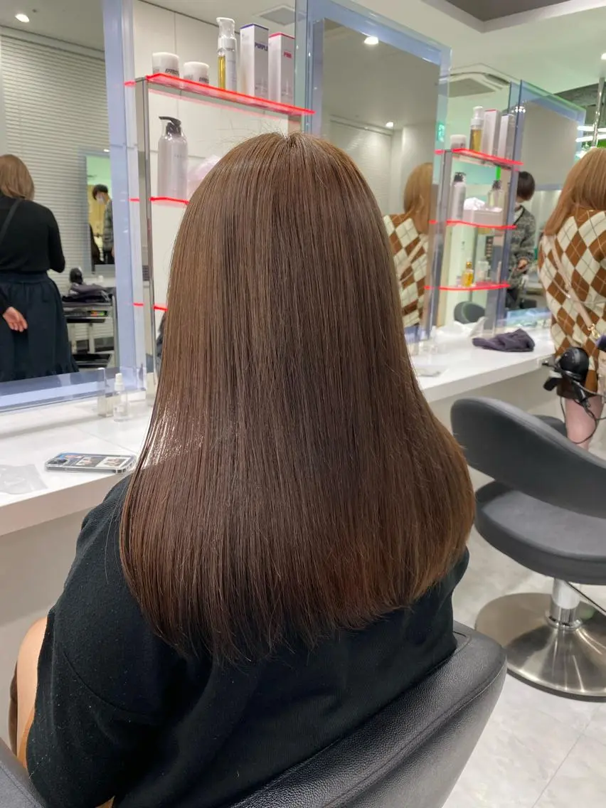 セミロング カラー パーマ ヘアアレンジ メンズ キッズ ネイル マツエク・マツパ アイブロウ 韓国カット/ パーマ/KOTAのヘアスタイル
