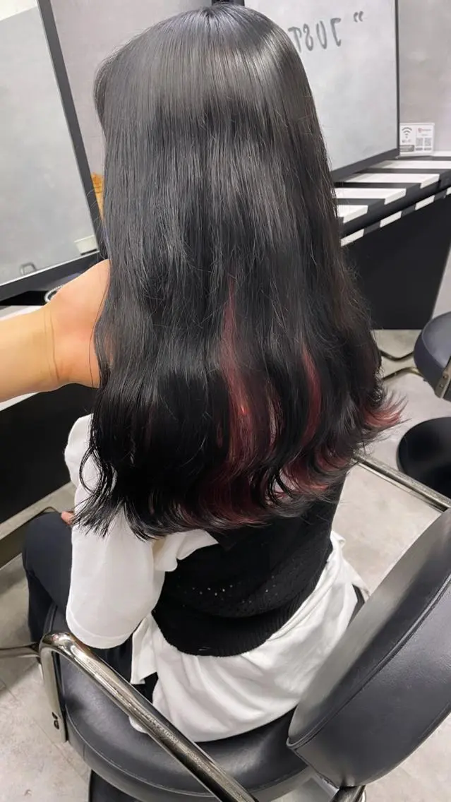 ロング 縮毛矯正・髪質改善 特化 出納 直起のヘアスタイル