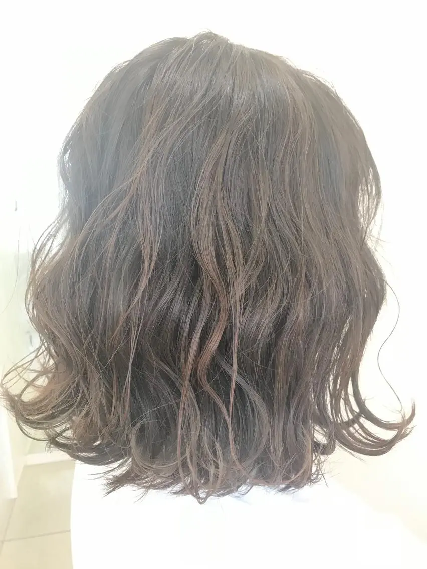 ミディアム カラー 店長 大方康暉のヘアスタイル