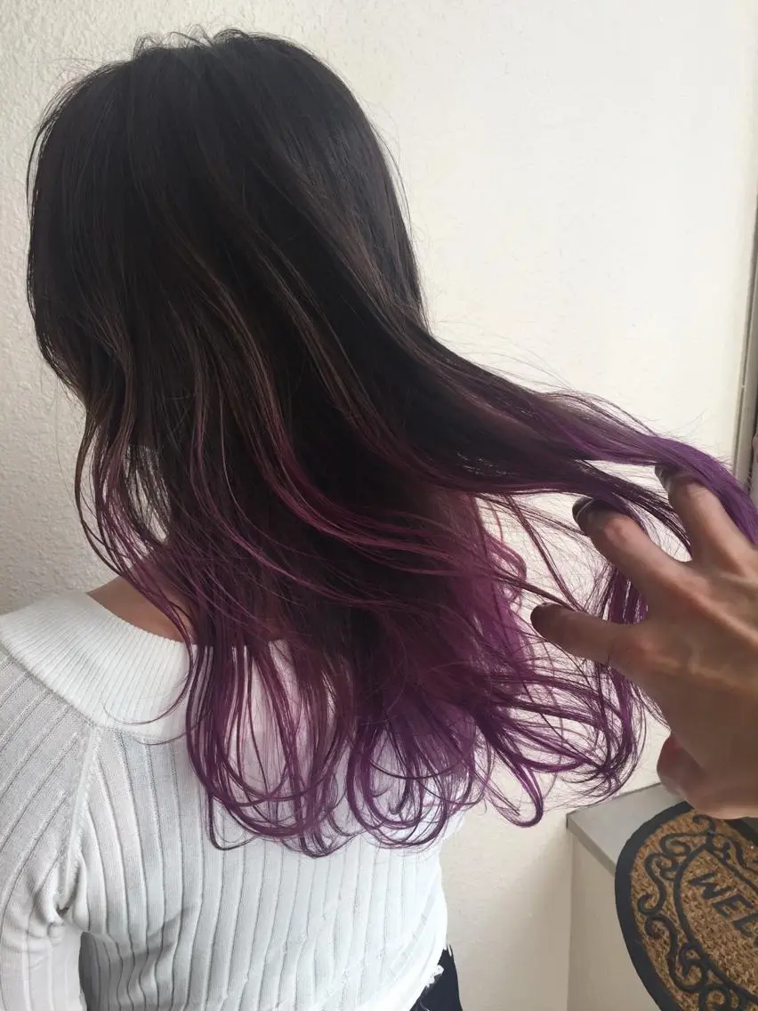 ロング カラー パーマ ヘアアレンジ メンズ キッズ ネイル マツエク・マツパ グラデーションカラー グラデーション 新宿/髪質改善/ 美髪矯正✨浅江通友のヘアスタイル