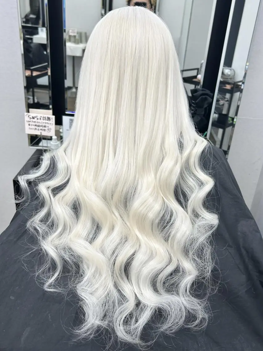 ロング カラー シールエクステ バレイヤージュ ハイライトカラー ハイトーンカラー エクステ 🧸美髪×エクステ Taiga🍭のヘアスタイル