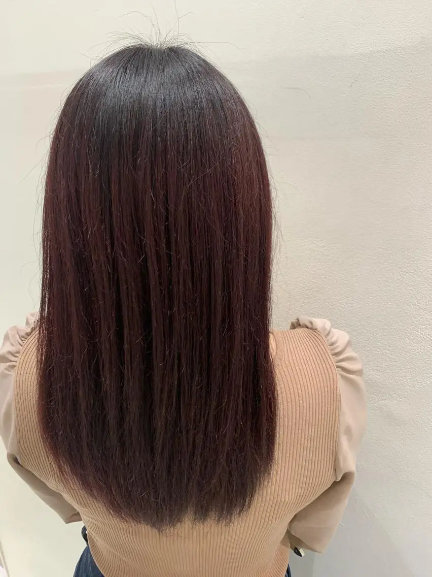 セミロング カラー 🐝岡本 柚葉🐝のヘアスタイル