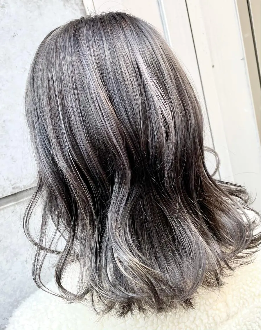 ミディアム カラー ヘアアレンジ 池袋髪質改善縮毛矯正 ×レイヤー専門のヘアスタイル