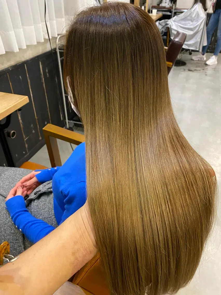 ロング カラー ブリーチ ケアブリーチ ハイライトカラー ハイライト 髪質改善 カット ヘアカラー トリートメント ヘッドスパ 綺麗な髪質にしたい方 限定🌈清水　祥のヘアスタイル