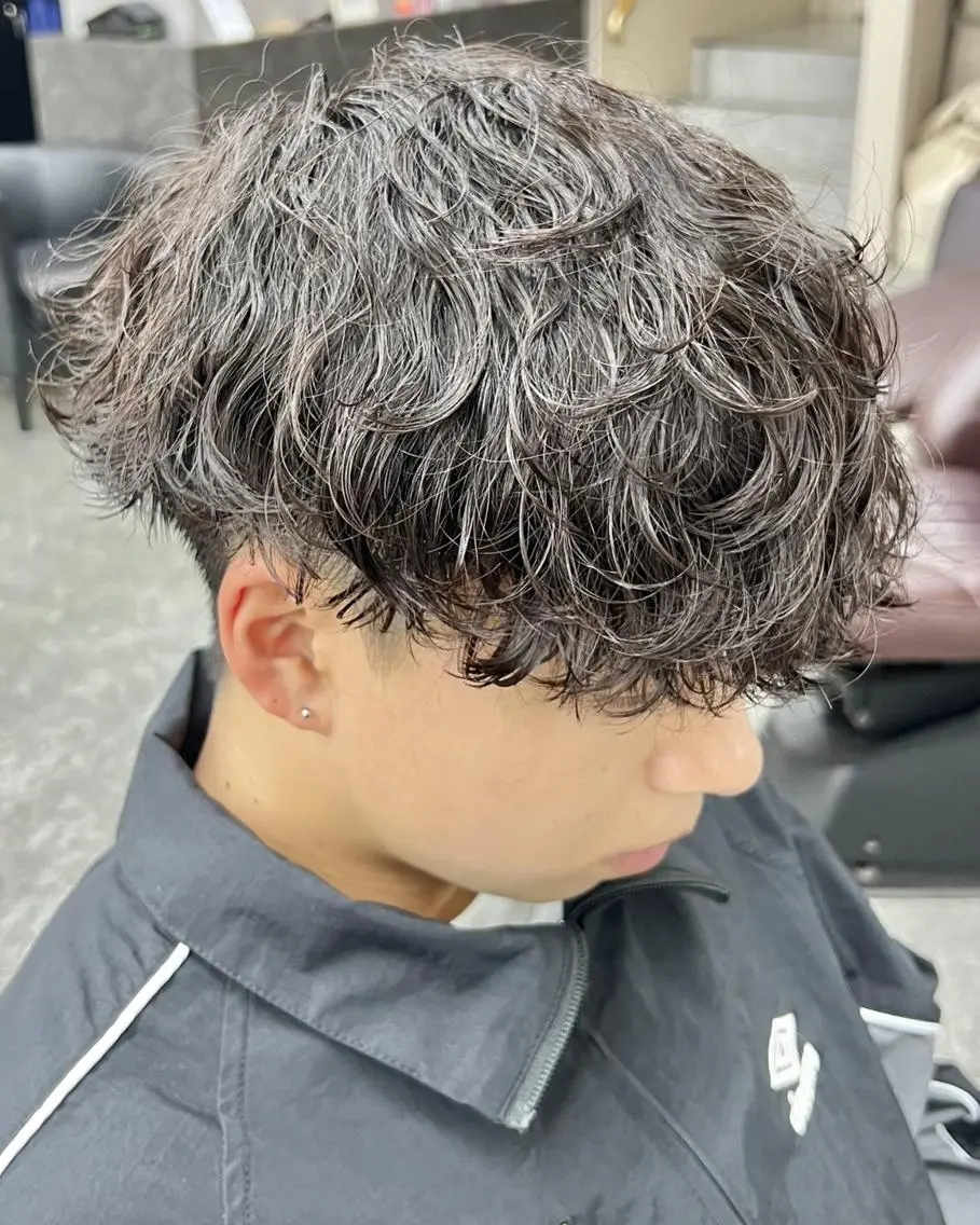 パーマ メンズ GLOP HOMME 店長　アオトのヘアスタイル
