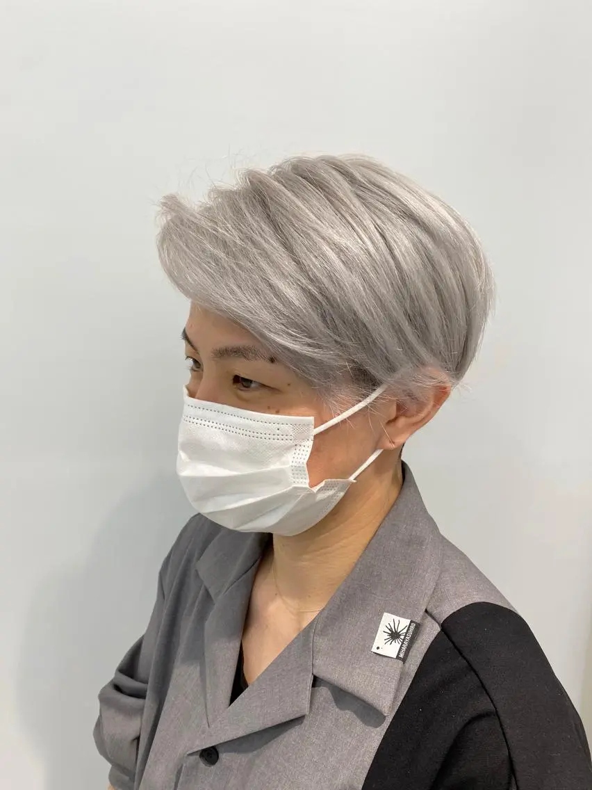 ショート 大石 さやかのヘアスタイル