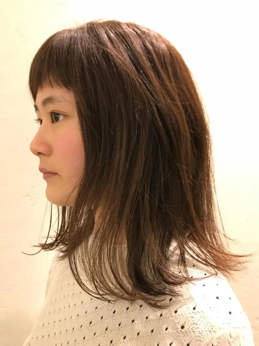 ミディアム カラー ベージュカラー ブリーチ ブリーチなしカラー topstylist fukudaのその他イメージ
