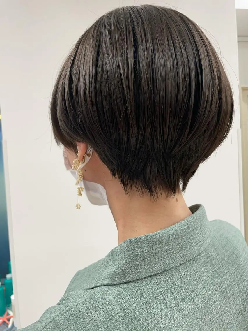ショート カラー ショートヘア カット ヘアカラー 店長福島成美/髪質 改善縮毛矯正/カラーのヘアスタイル