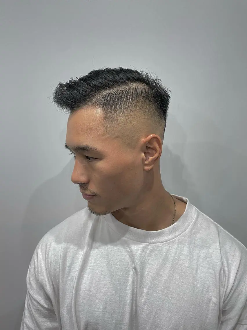 ショート メンズ フェードカット スキンフェード カット 💈メンズパーマ💈 ナカザワ リョウのヘアスタイル