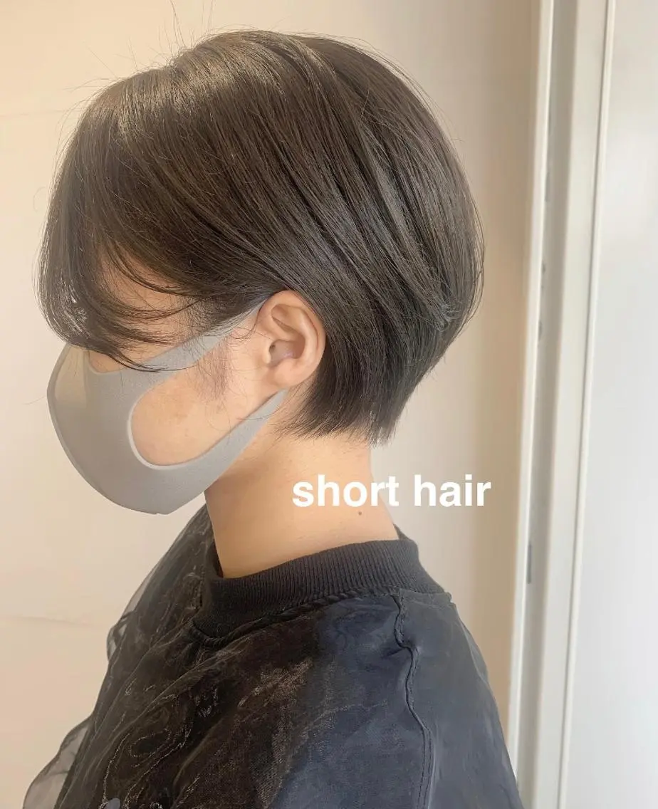 ショート カラー アッシュ ショートヘア kitagawa mayuのヘアスタイル