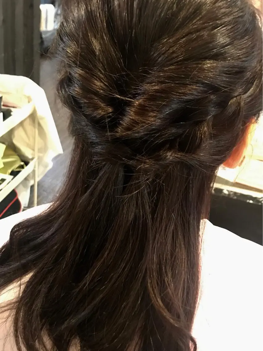 セミロング 中本 愛理のヘアスタイル