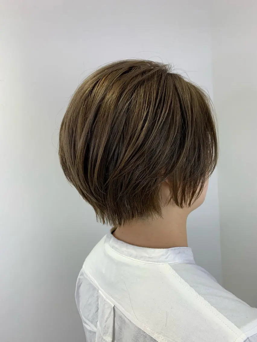 ショート カラー ショートボブ ベージュカラー 透明感カラー ボブ ショートヘア 【美髪を叶える】中谷 彰宏(アキ)のヘアスタイル