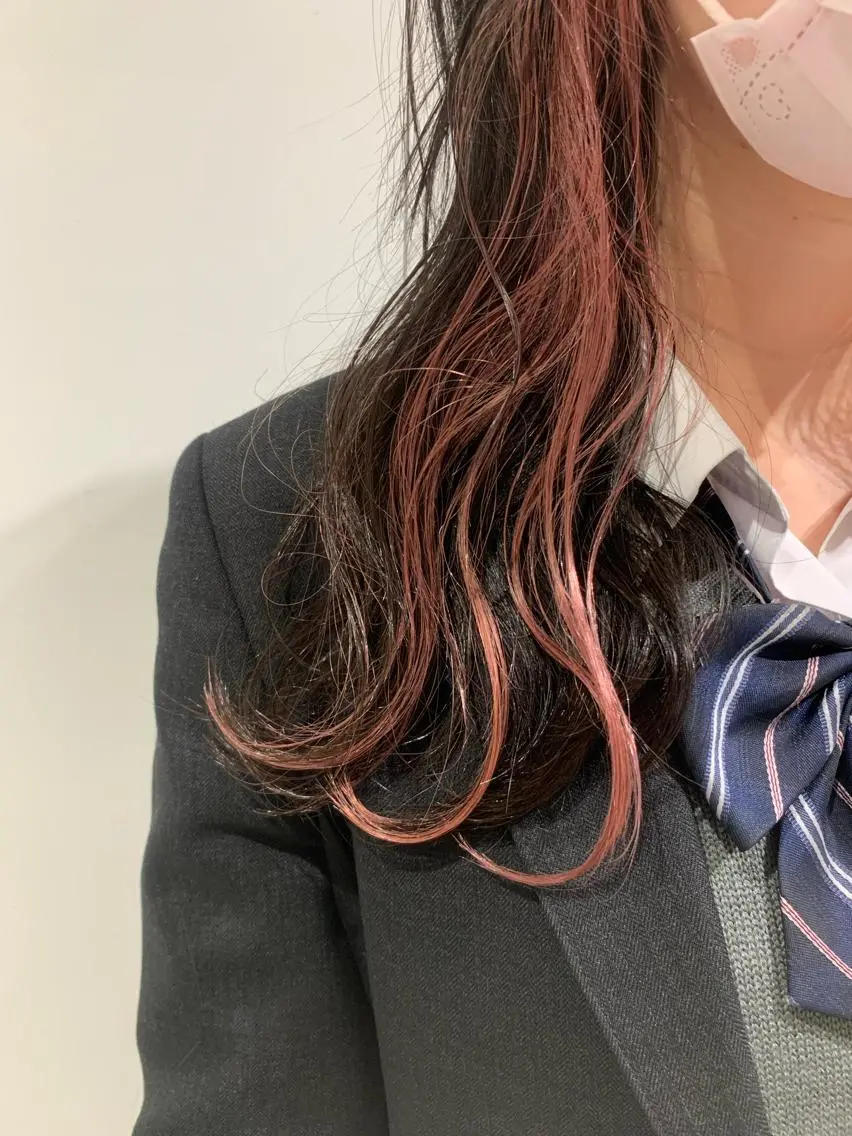 セミロング カラー ヘアカラー bob/ aoiのヘアスタイル