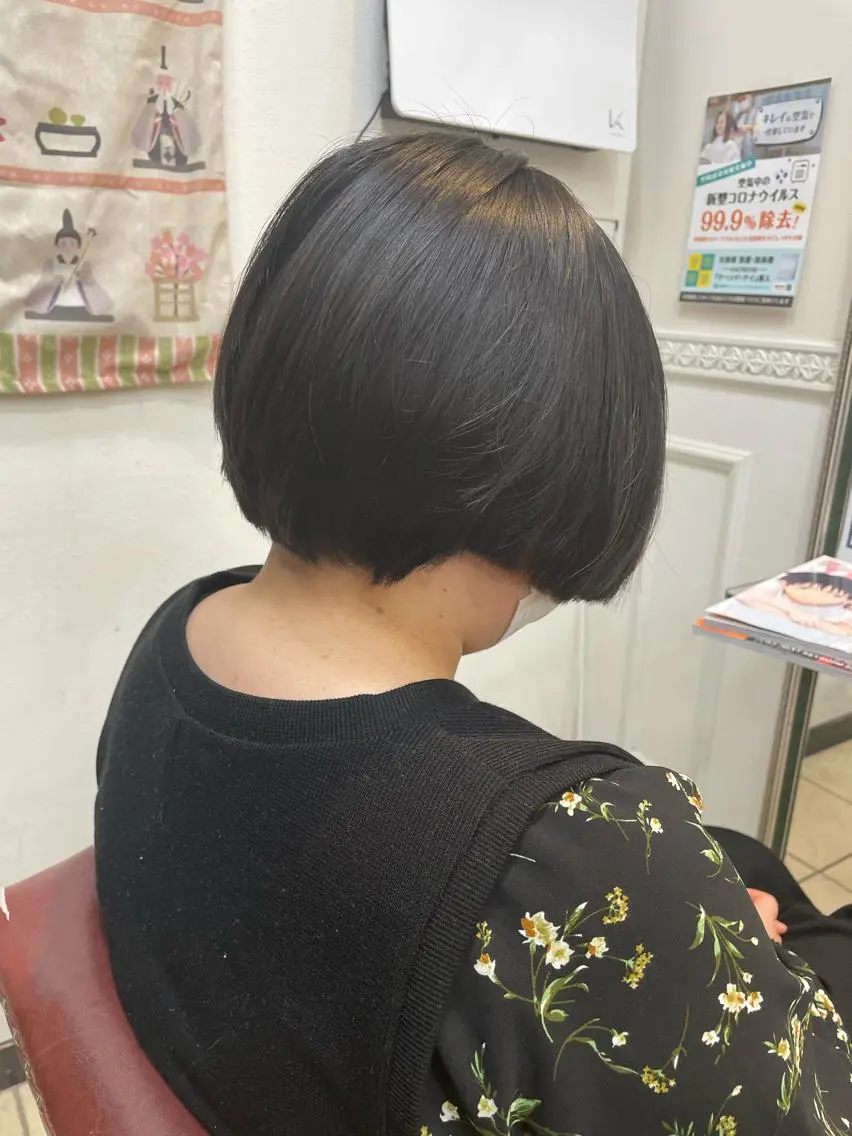 ショート ボブ ショートヘア 🌼褒められヘア🌼 💐伊藤璃亜💐のヘアスタイル