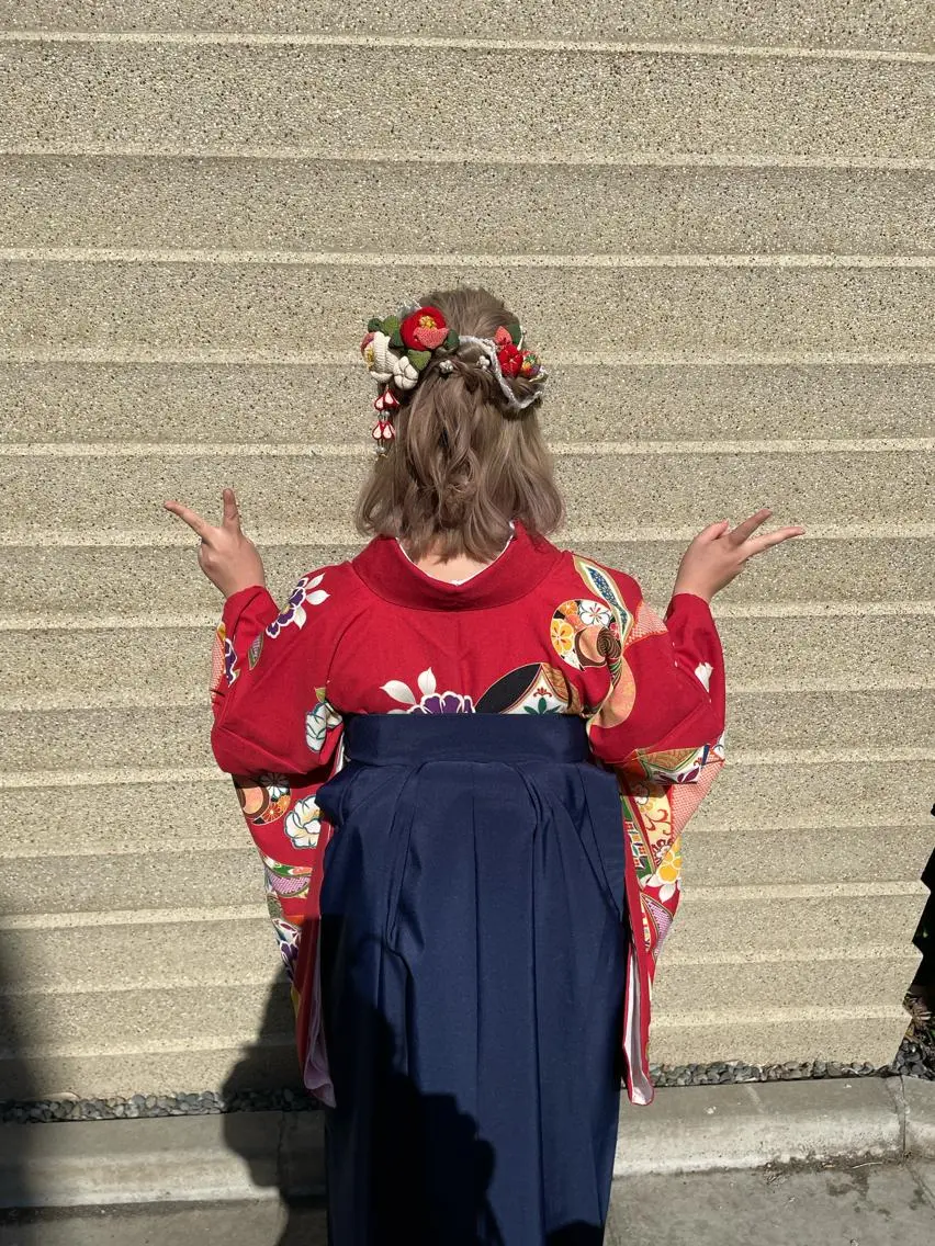 ミディアム 卒業式のヘアスタイル 学生 韓国風ヘア 着付け 当日予約大歓迎💕/ Chisatoのその他イメージ