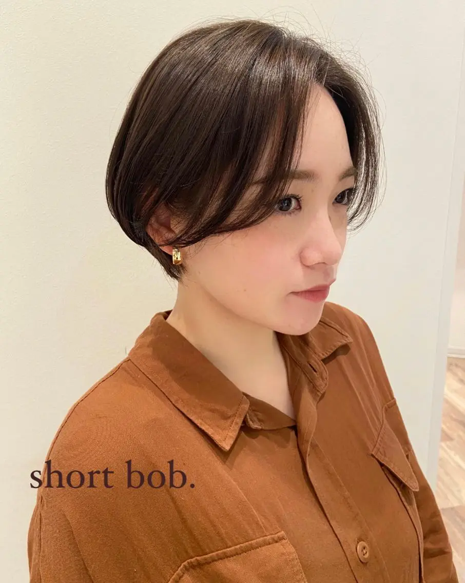 ショート カラー ショートボブ ボブ ショートヘア 木下 奈々のヘアスタイル