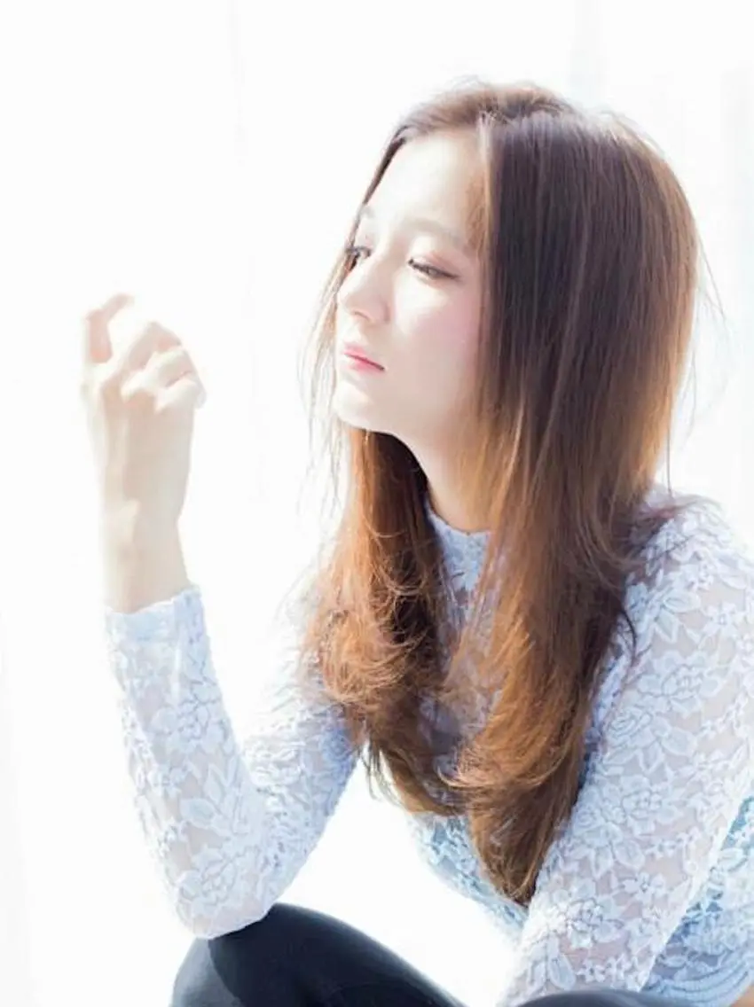 ロング カラー 内藤 達也のヘアスタイル