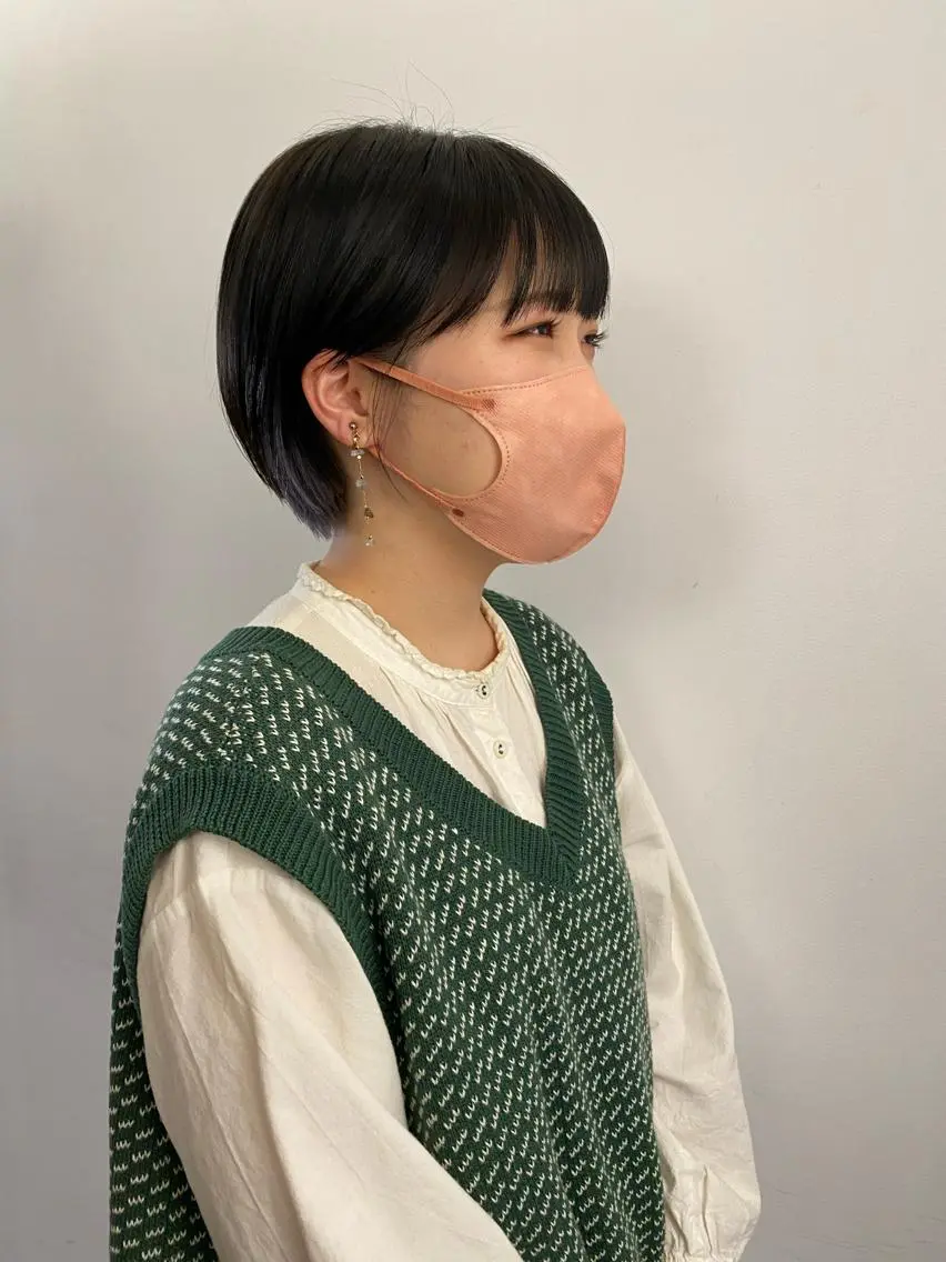 ショート パーマ、髪質改善 菊地美月のヘアスタイル