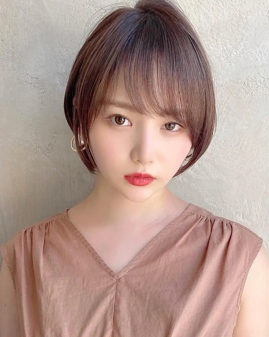 ショート ショートボブ ボブ ショートヘア 新宿　ショート・ボブ カットモデル募集のヘアスタイル