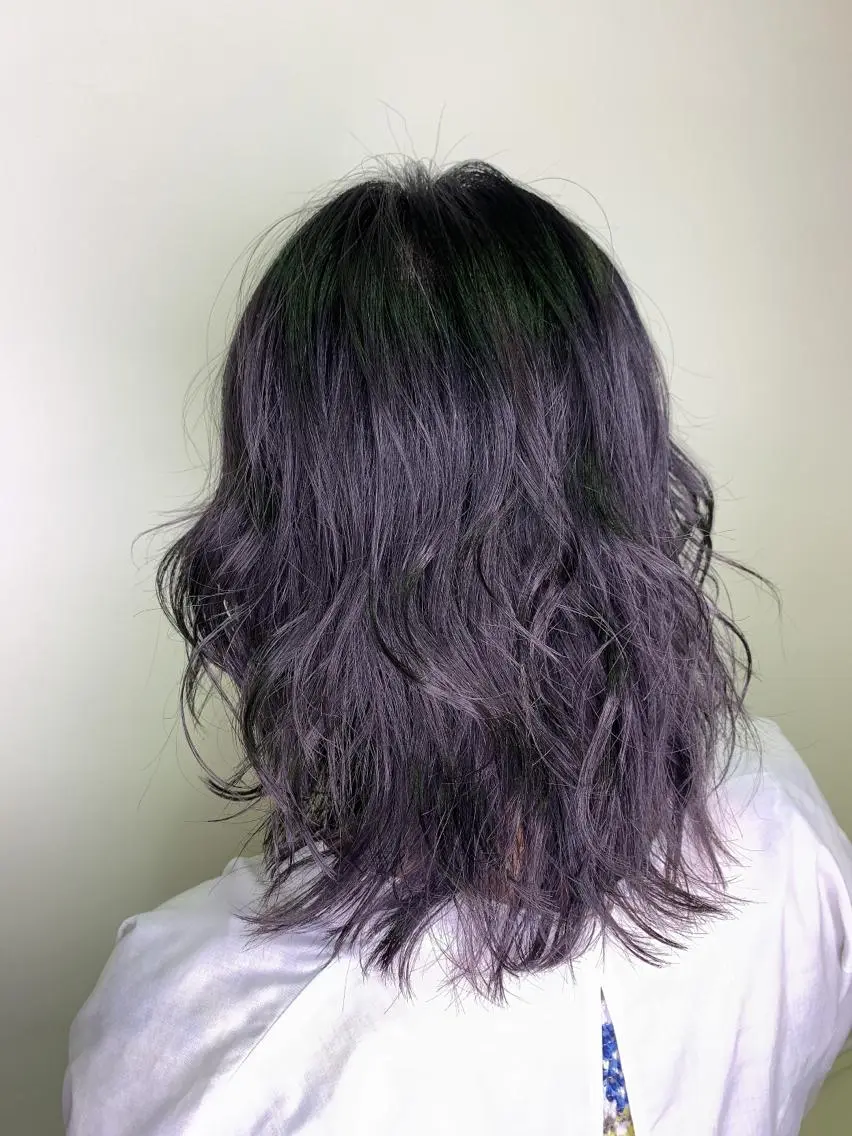 セミロング カラー 今村 愛美のヘアスタイル
