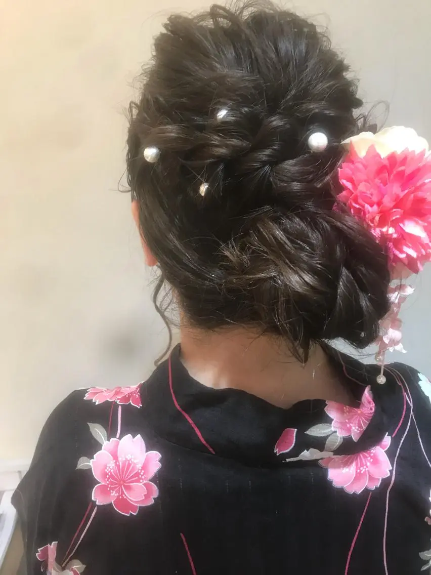 ロング ヘアアレンジ sakura .のマツエク・マツパデザイン