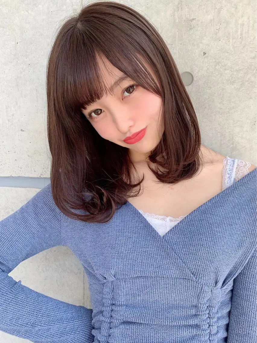セミロング カラー トリートメント ヘッドスパ ヘアセット 🫧 THEATER 【公式】🫧天神🫧のヘアスタイル