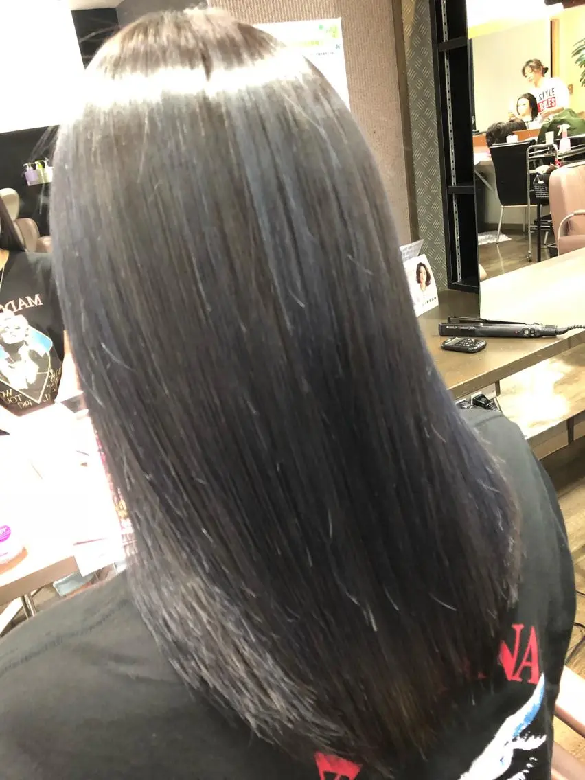 ミディアム カラー カット ヘアカラー トリートメント pep natsumiのヘアスタイル