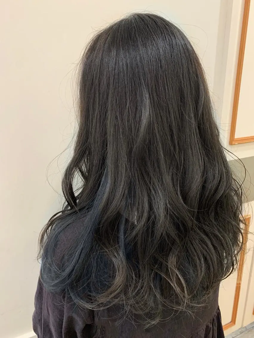 セミロング カラー カット ヘアカラー トリートメント ぱつっとボブ/ 小野あかねのヘアスタイル