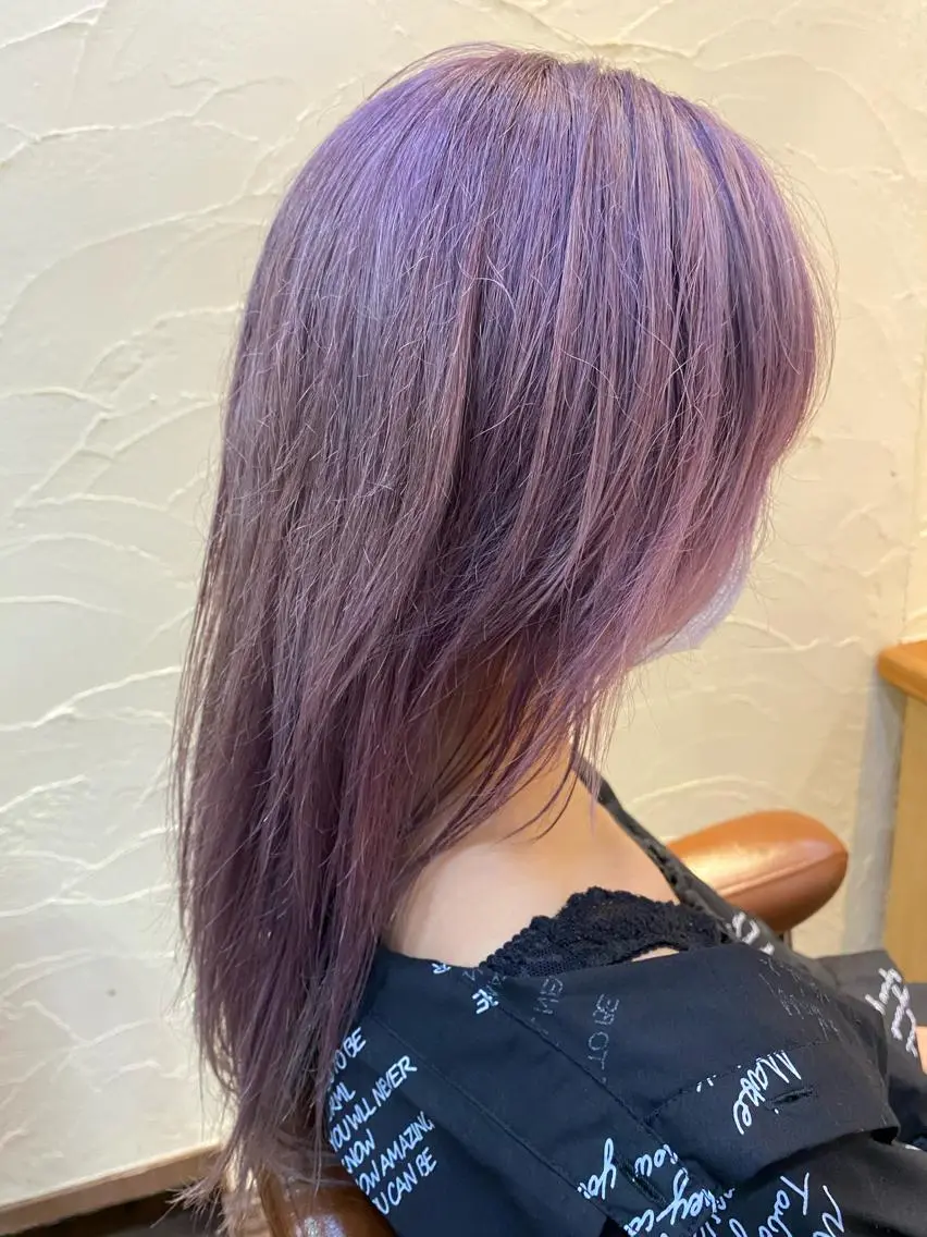 ロング カラー パーマ ヘアアレンジ メンズ キッズ ネイル マツエク・マツパ メンズブリーチ ブリーチ 🌈髪質改善・美髪矯 正・平野瀬乃🌈のヘアスタイル