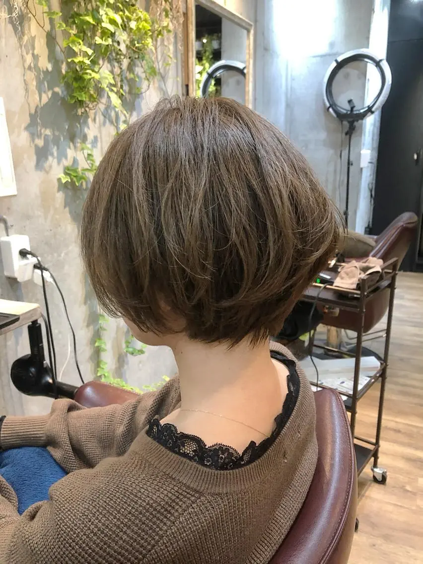ショート カラー 増山 大起のヘアスタイル