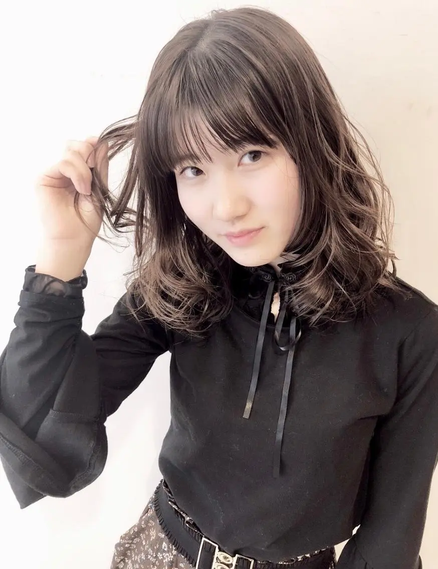 セミロング カラー アディクシーカラー 伊勢崎/nap hair 栗原大輔のヘアスタイル